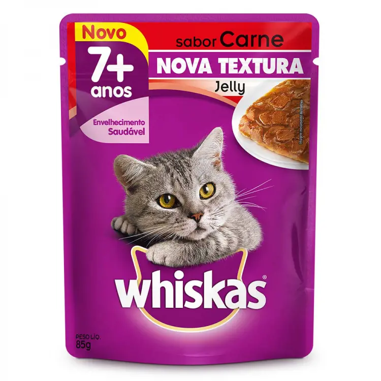 WHISKAS JELLY ADULTO CARNE SENIOR 85 G