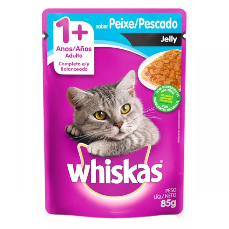 WHISKAS JELLY PEIXE 85G