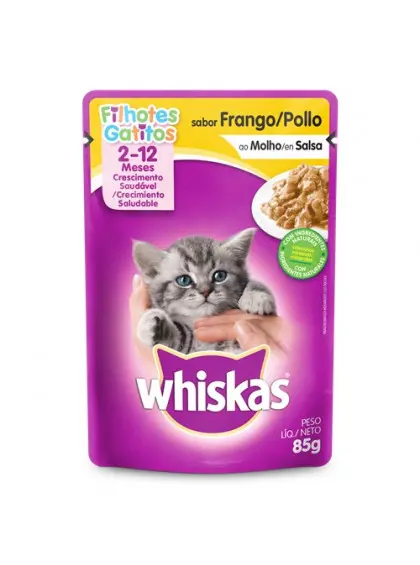 WHISKAS JR.FRANGO 85G