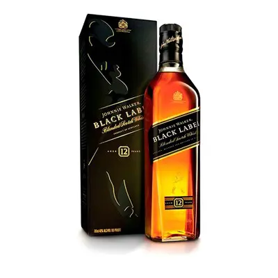 WHISKY JOHNNIE WALKER BLACK LABEL 12 ANOS 1 L