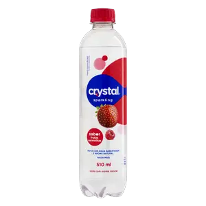 ÁGUA SABORIZADA CRYSTAL SPARKLING FRUTAS VERMELHAS 510 ML