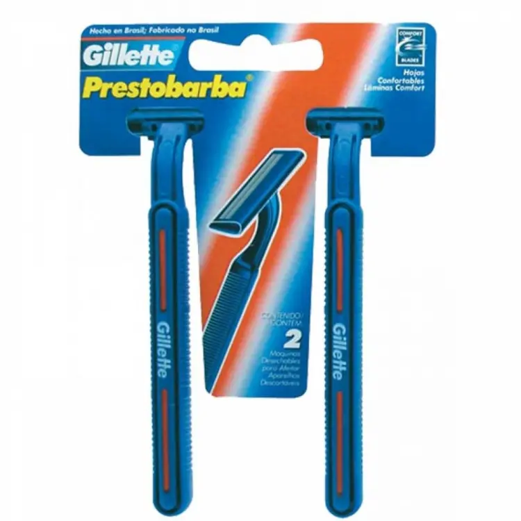 APARELHO GILLETTE PRESTOBARBA REGULAR 2 UNIDADES