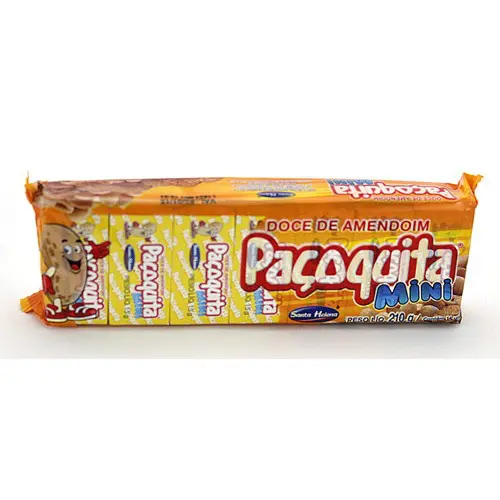 PAÇOCA PAÇOQUITA QUADRADA MINI 210 G