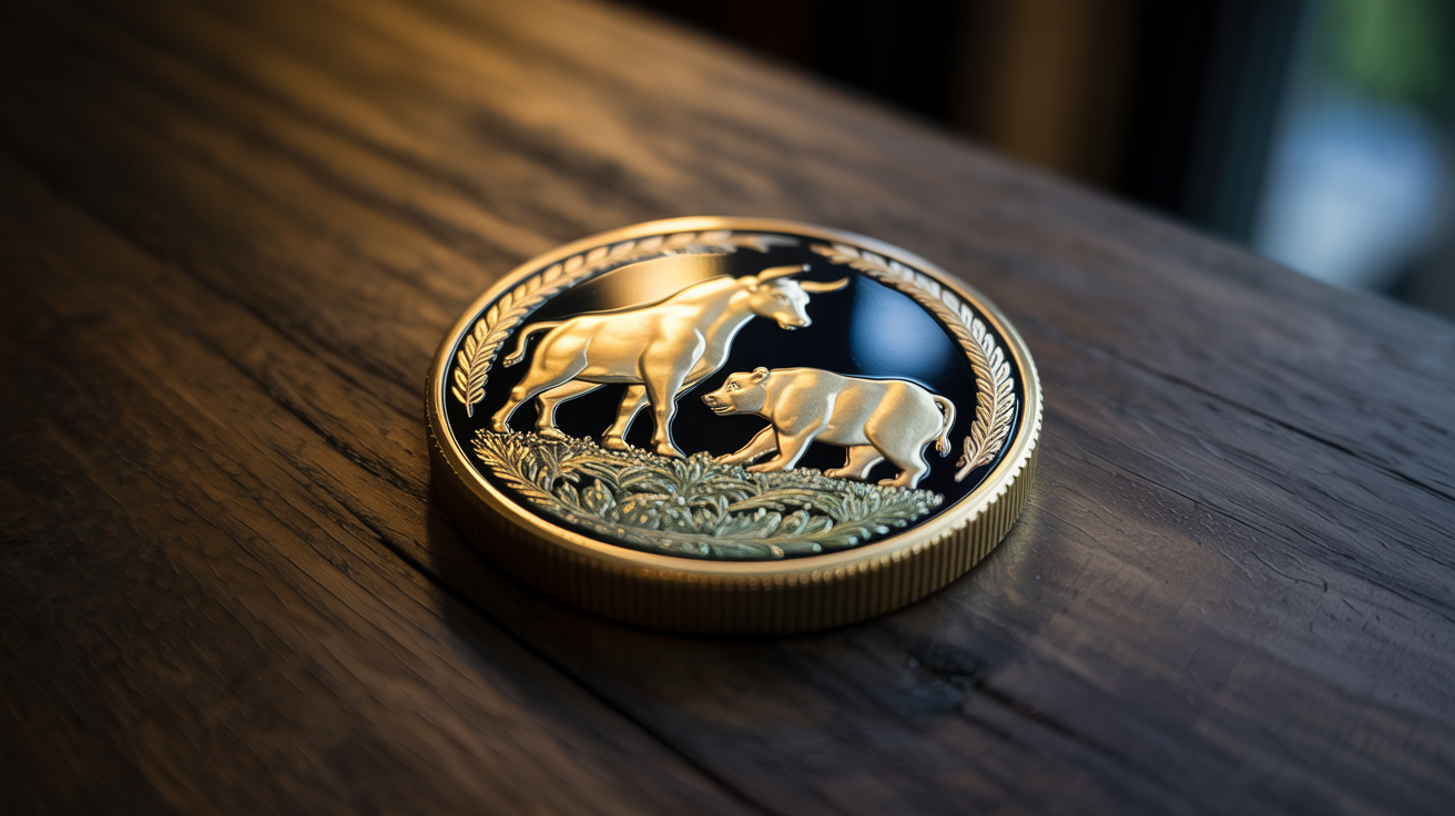 Hero Brands | Black Gold Trump Coin (F+S)