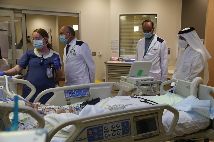 H.E Mr. Akbar Al Baker visit to Sidra Medicine