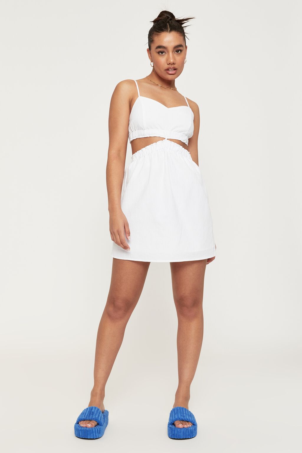 Chic in White vera mini dress