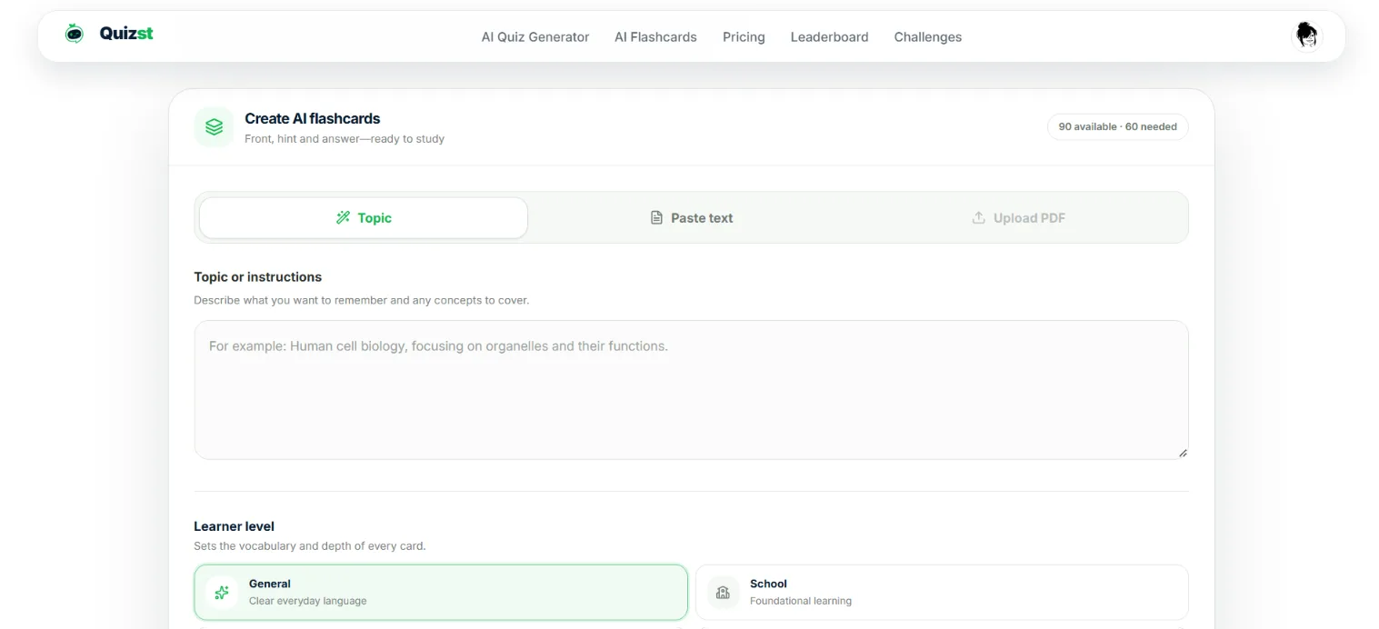 Quizst screenshot 1