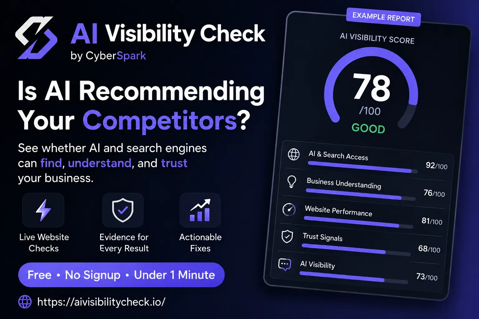 AI Visibility Check screenshot 1