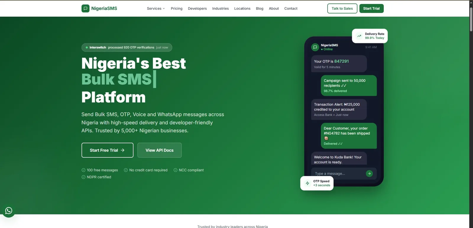 NigeriaSMS screenshot 1