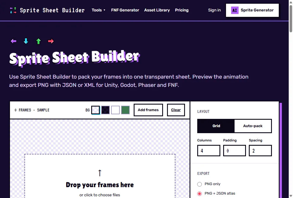 Sprite Sheet Builder screenshot 1