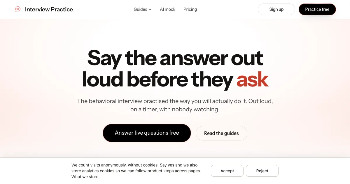 Interview Practice screenshot 1