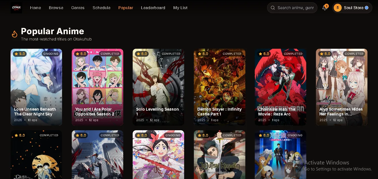 Otakuhub — Free anime streaming screenshot 4