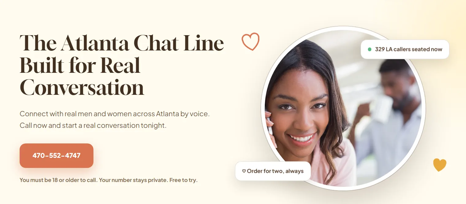 Atlanta Chat Line screenshot 1