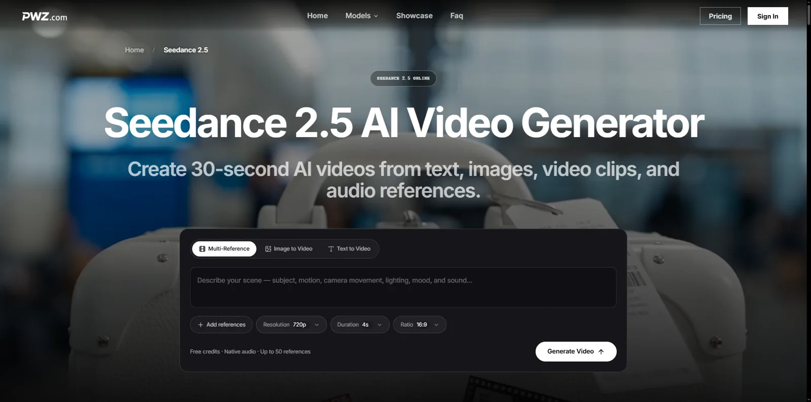 seedance 2.5 screenshot 1