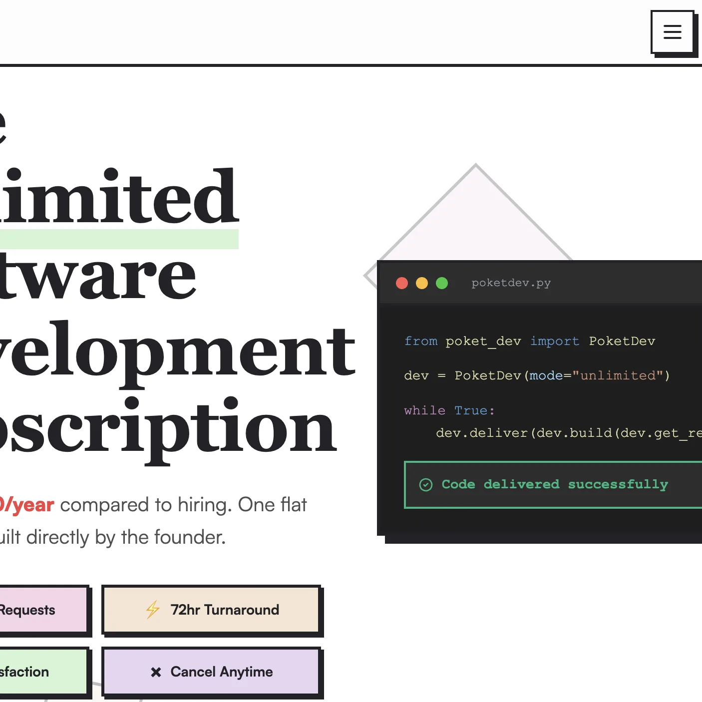 Poket Dev screenshot 1