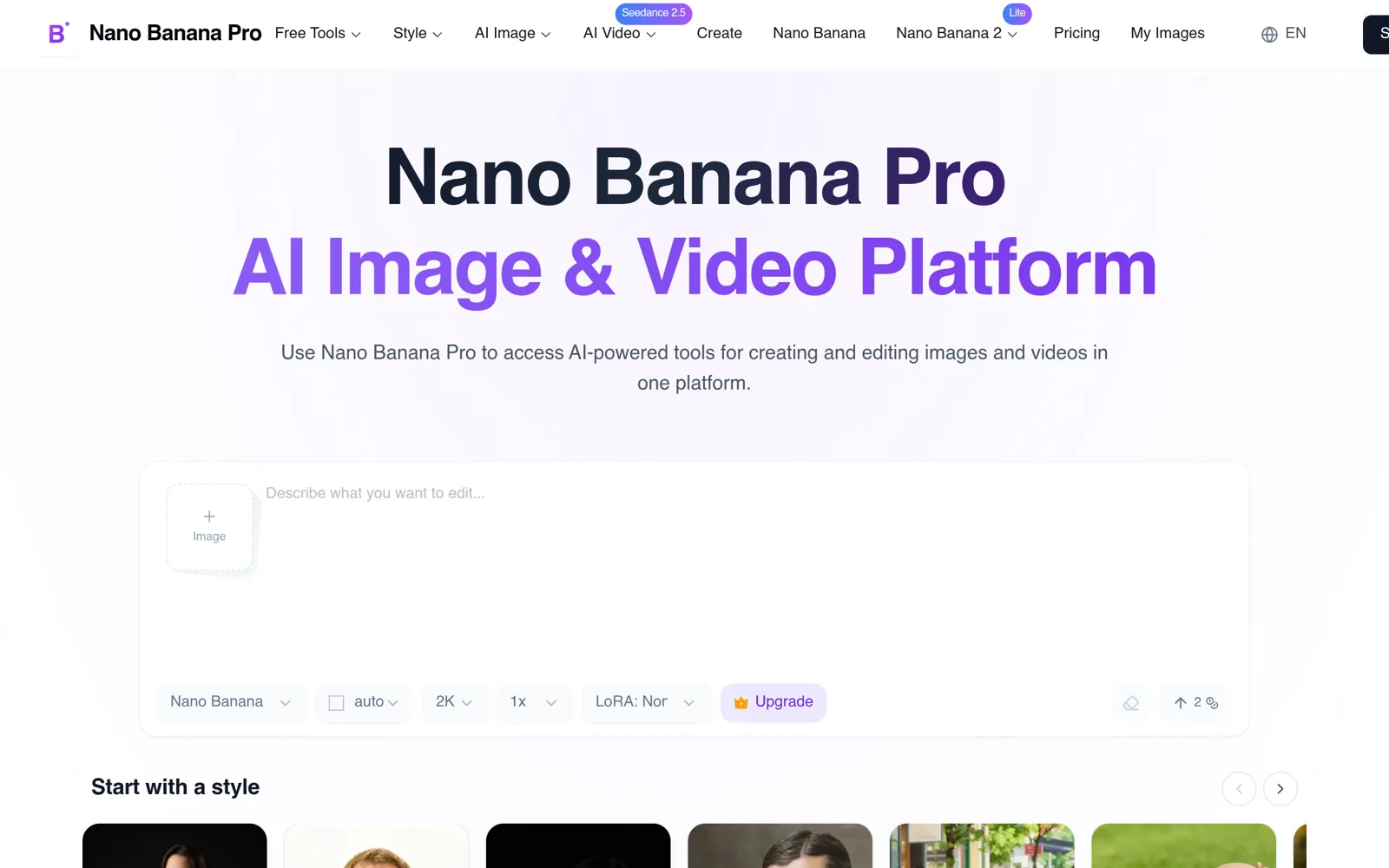 Nano Banana Pro Image Generator screenshot 1