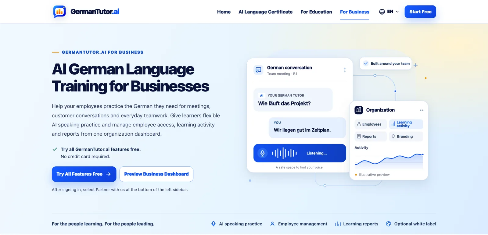 germantutor AI - Your AI Speaking Partner screenshot 1