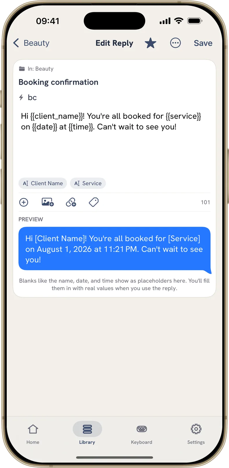 Fast Reply: Saved Replies screenshot 3