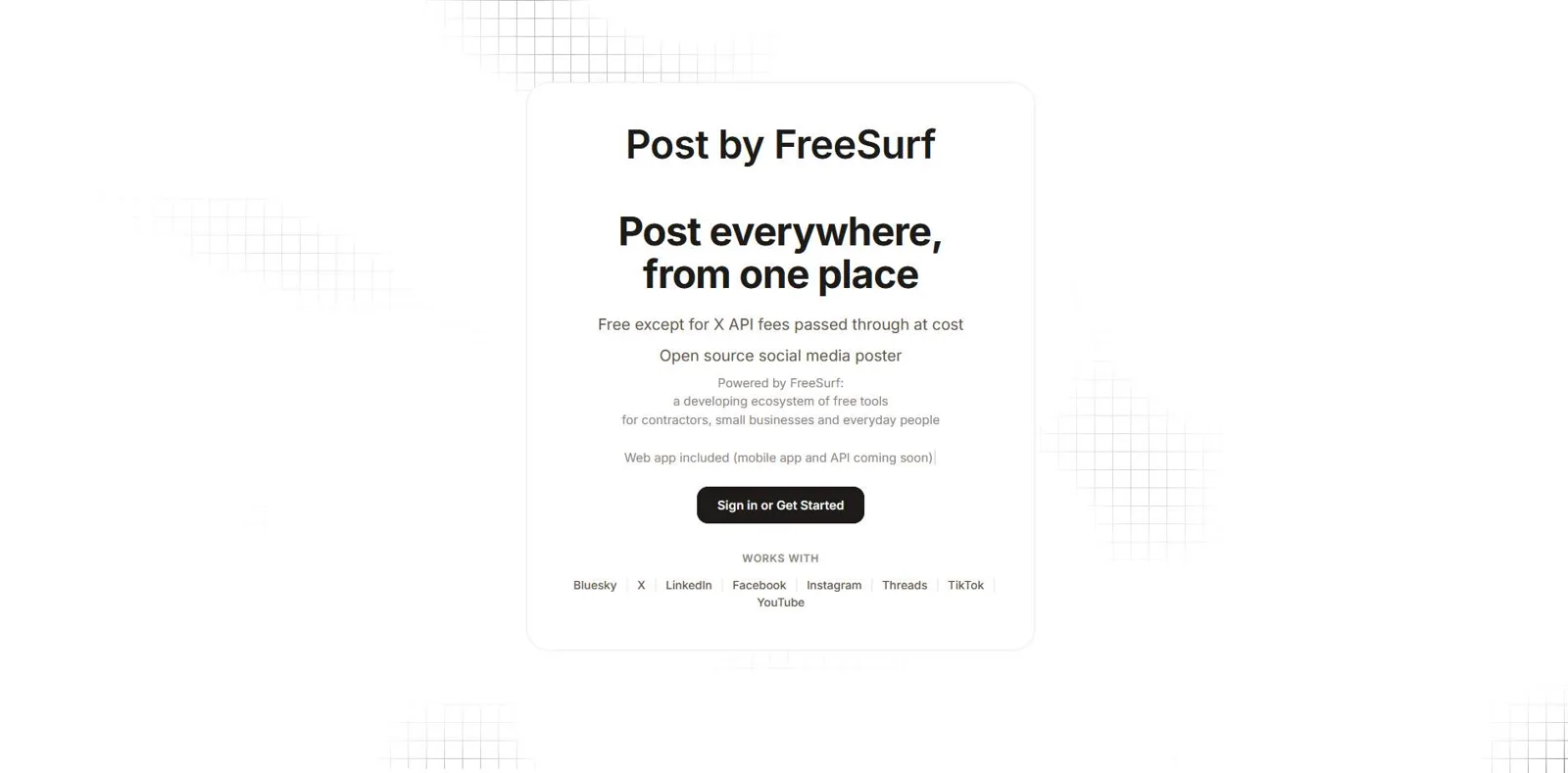 Post by FreeSurf screenshot 1
