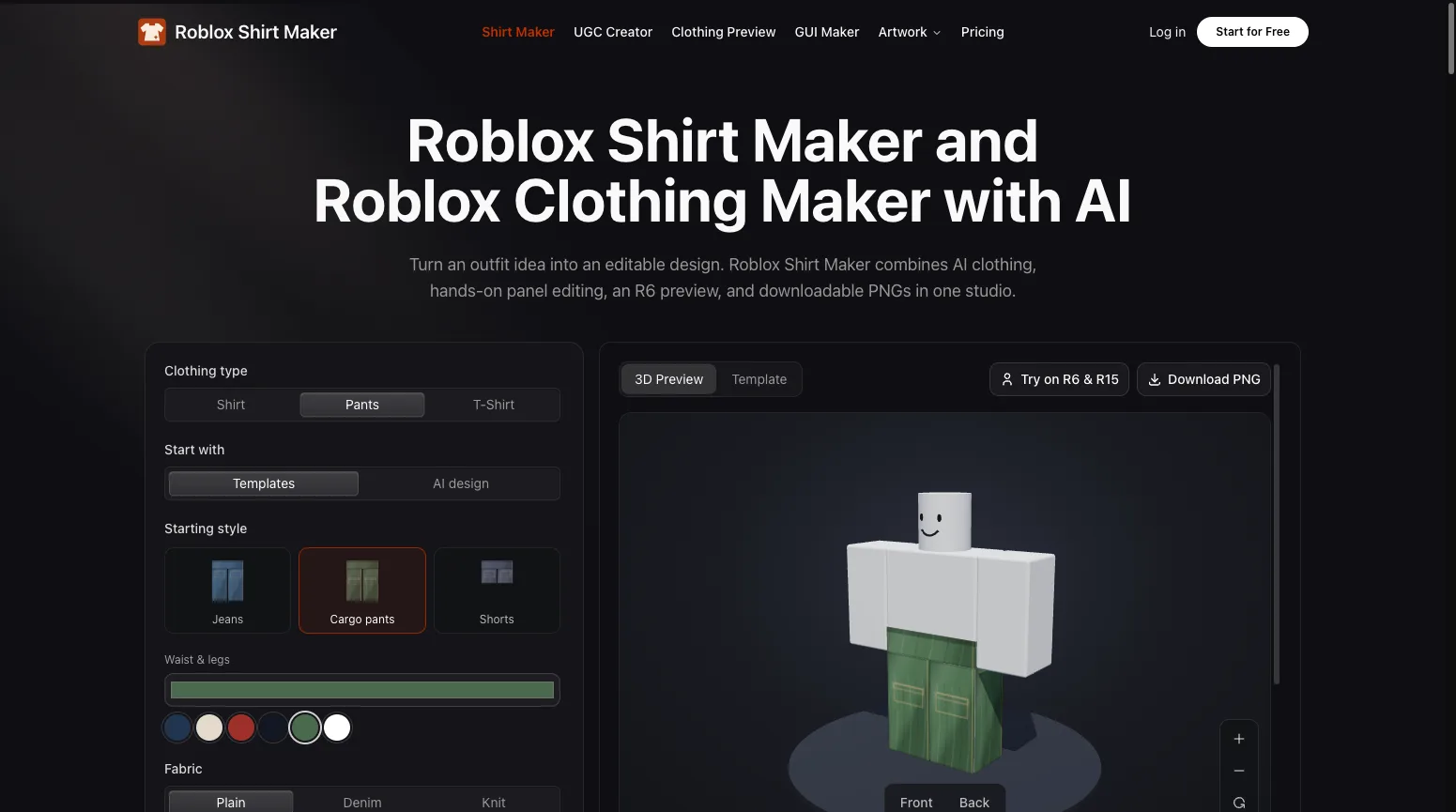 Roblox Shirt Maker screenshot 1
