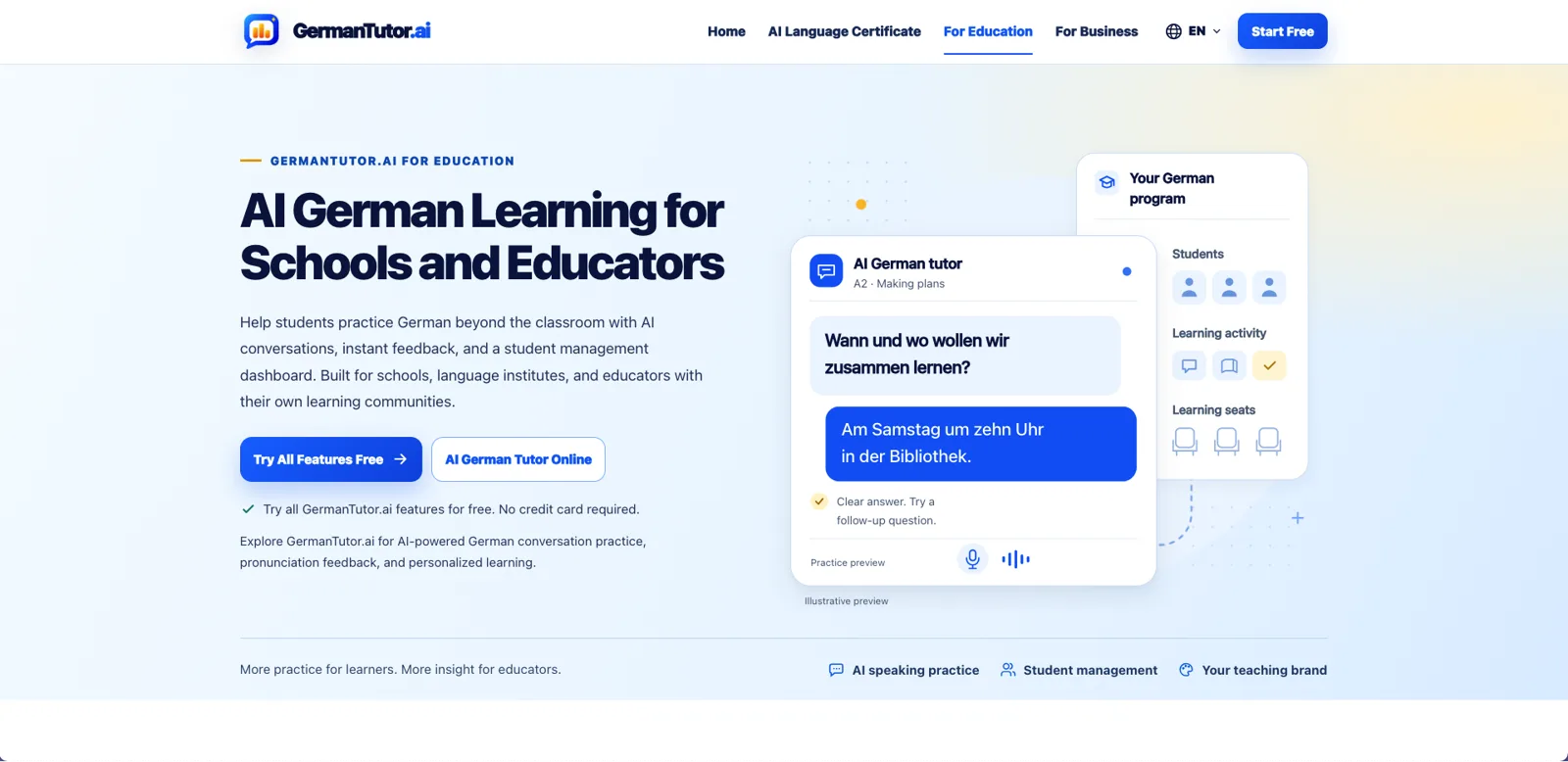 germantutor AI - Your AI Speaking Partner screenshot 2
