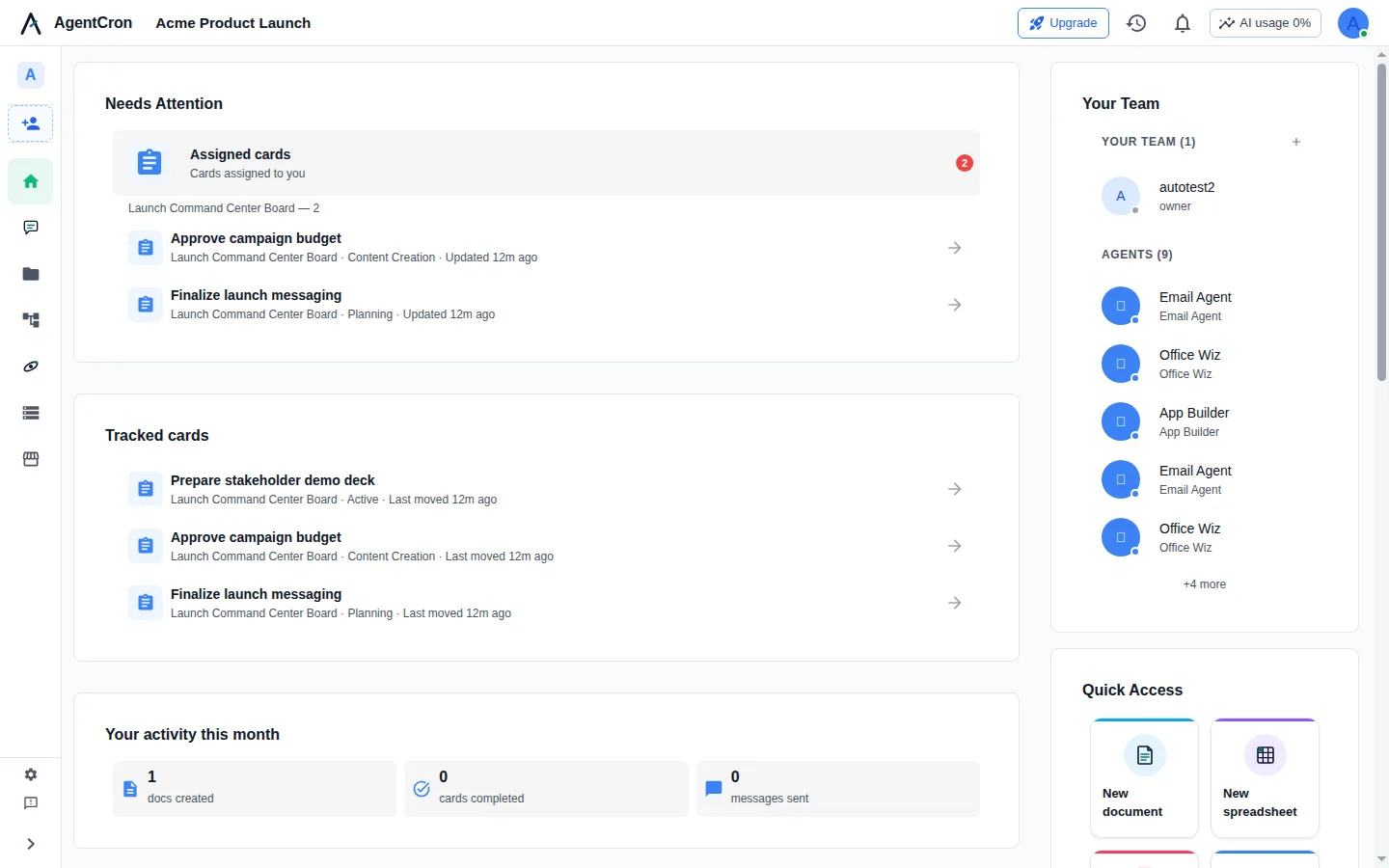 AgentCron screenshot 1