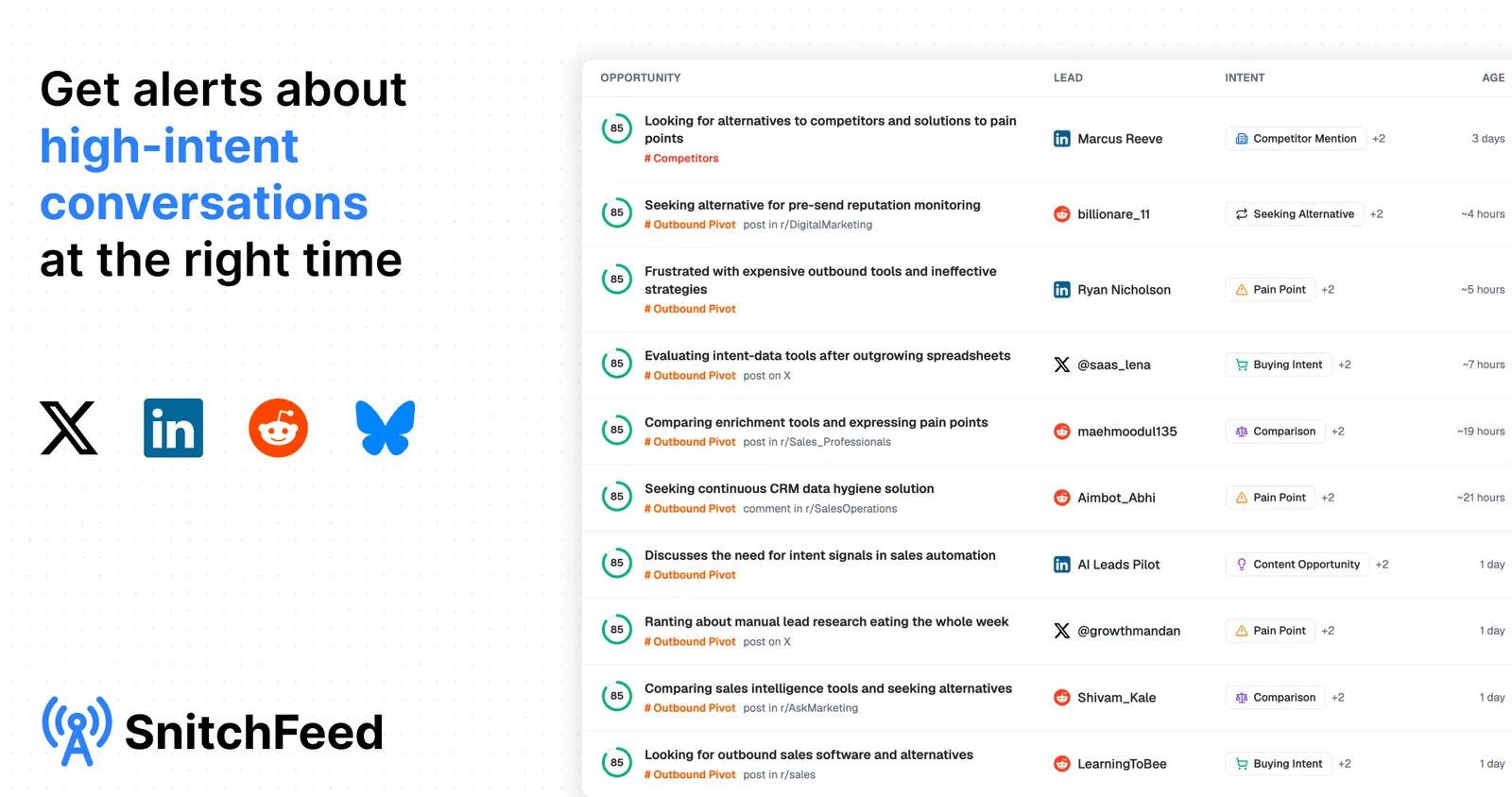 SnitchFeed screenshot 1