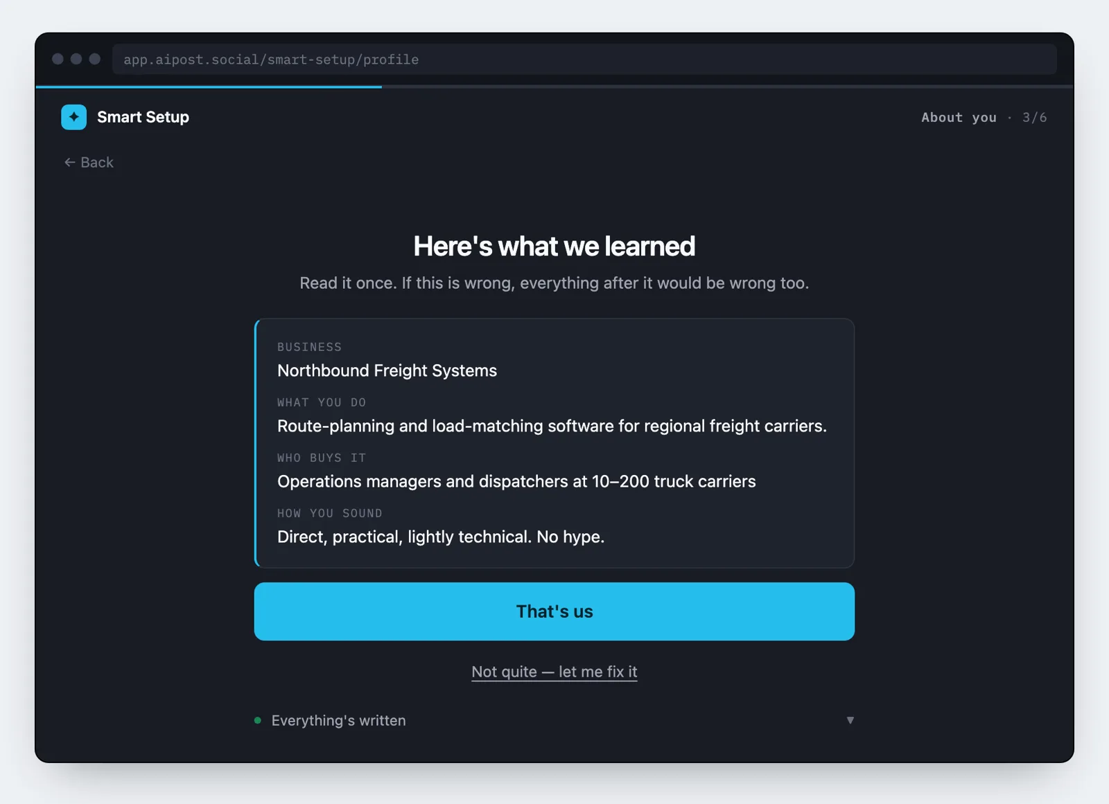 aipost.social screenshot 1