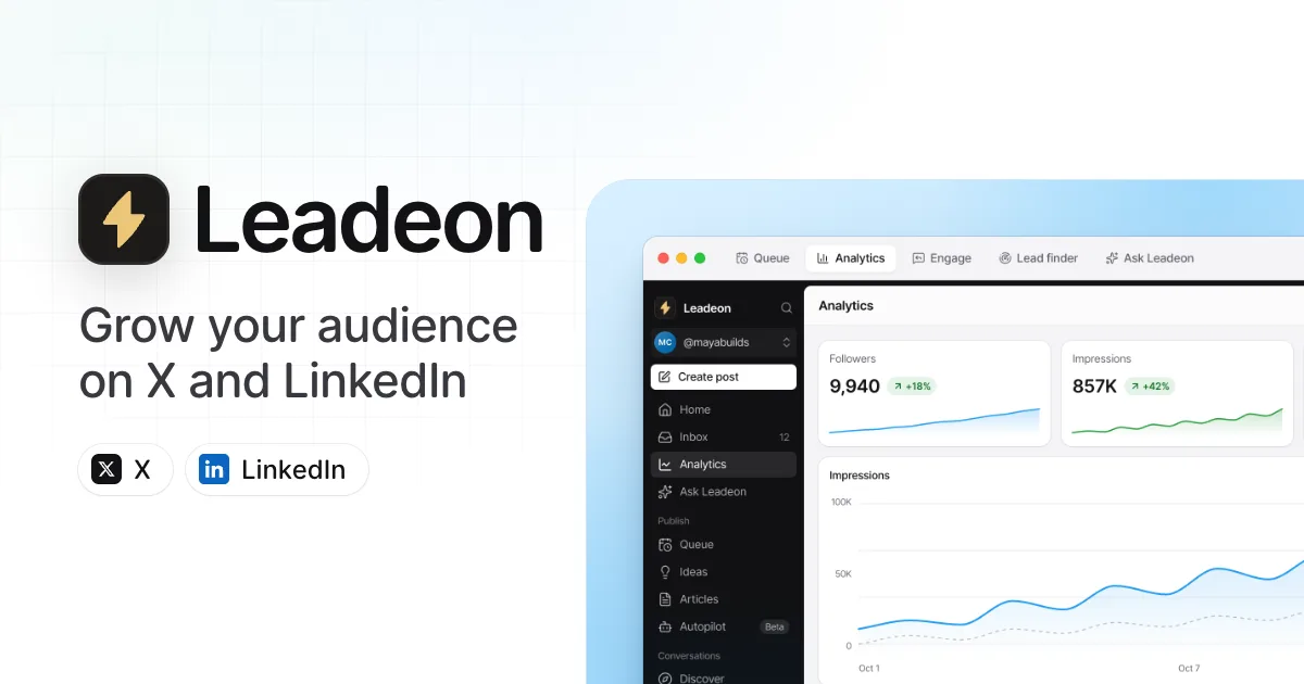 Leadeon screenshot 1