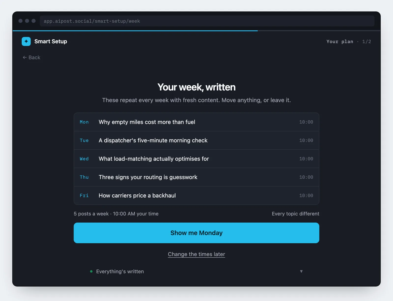 aipost.social screenshot 2