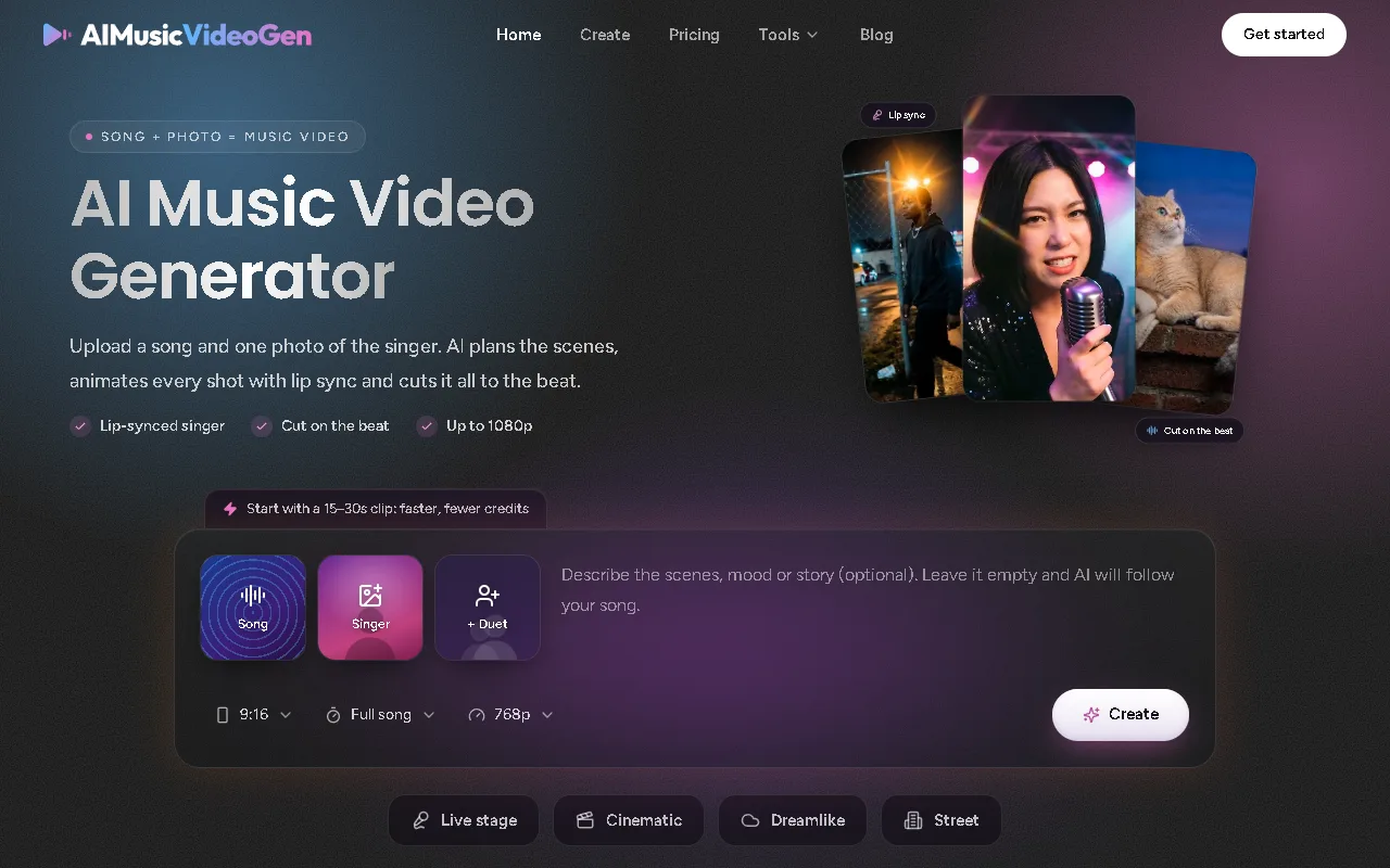 AIMusicVideoGen screenshot 1