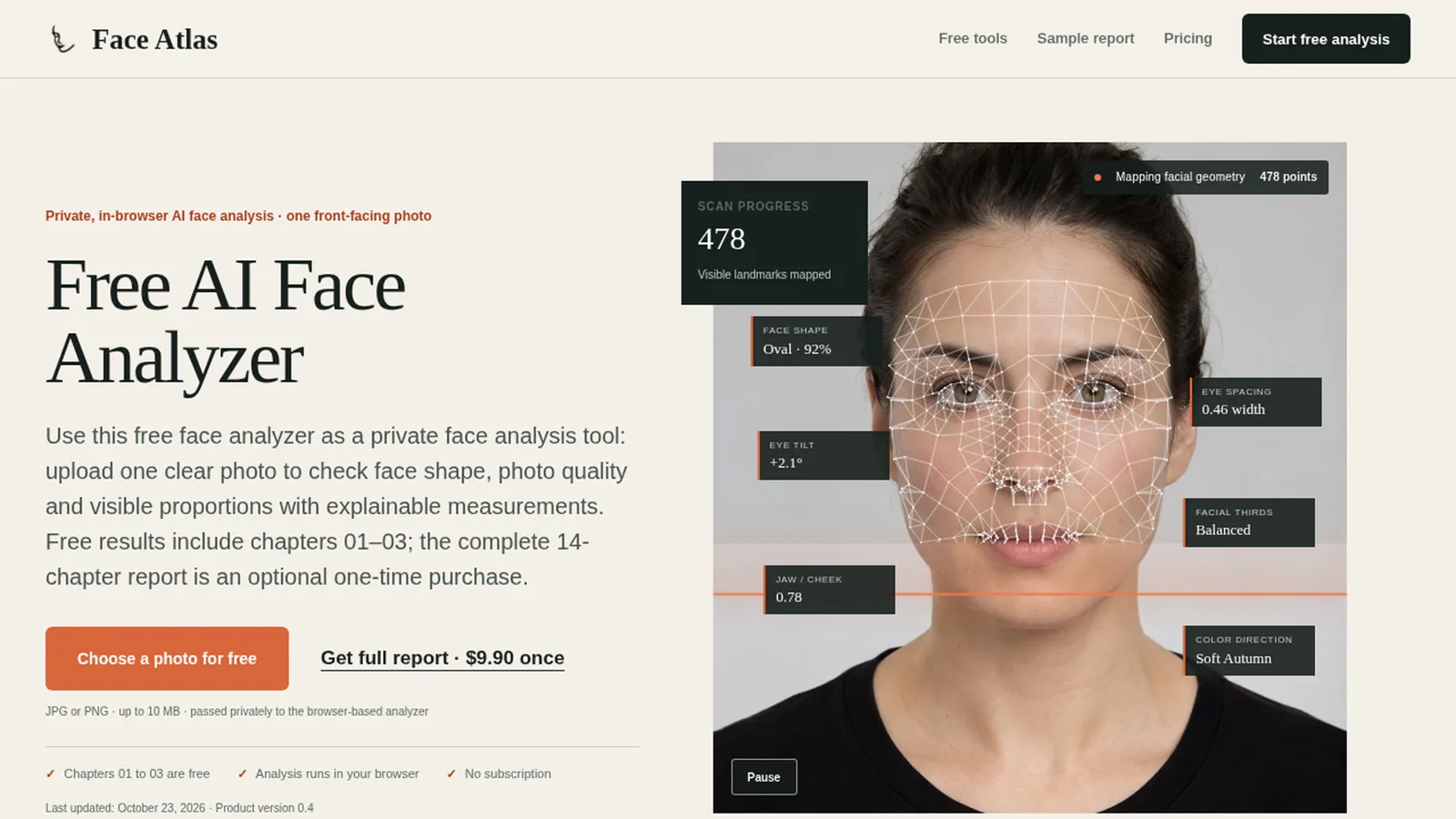 Face Atlas screenshot 2