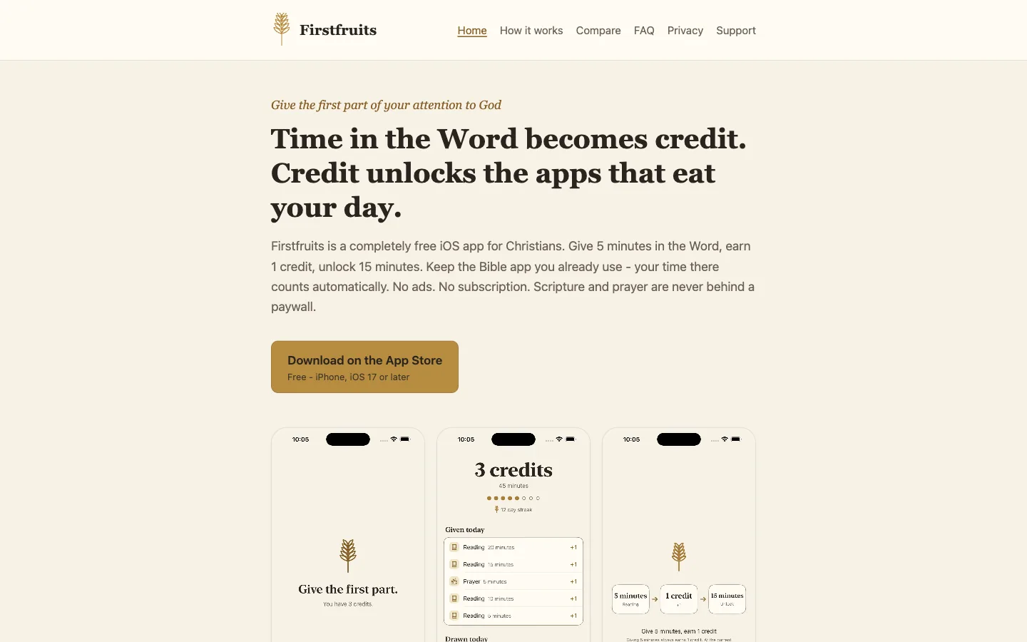 Firstfruits screenshot 1