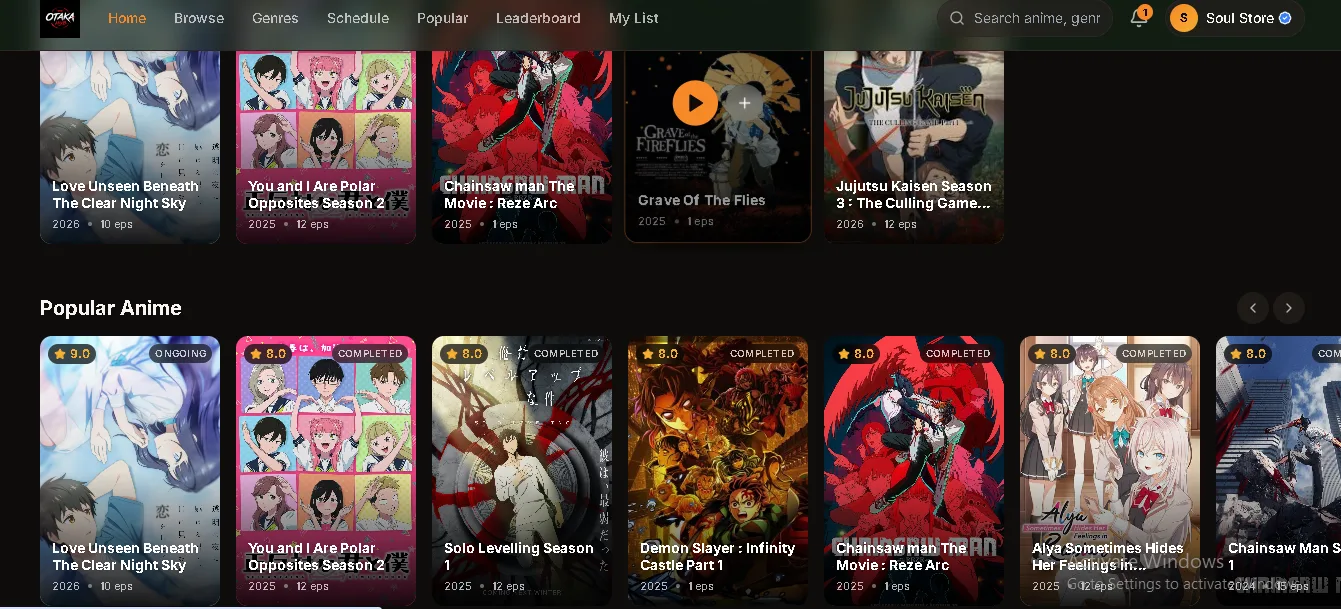 Otakuhub — Free anime streaming screenshot 2