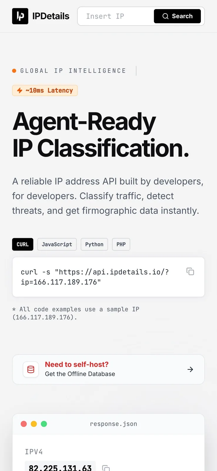 IPDetails.io screenshot 4