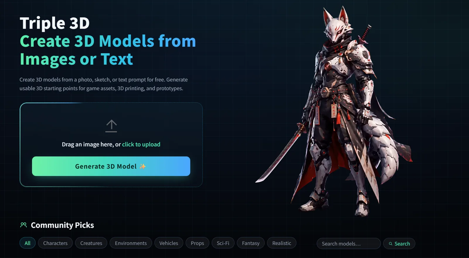 Triple 3D screenshot 1