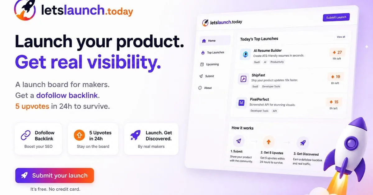 LetsLaunch screenshot 1