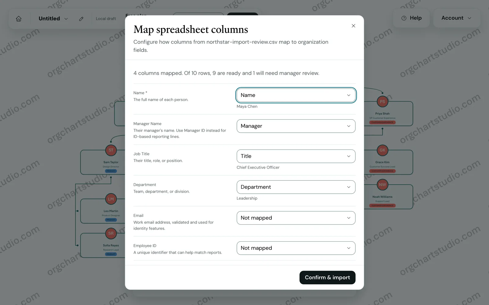 Org Chart Studio screenshot 1