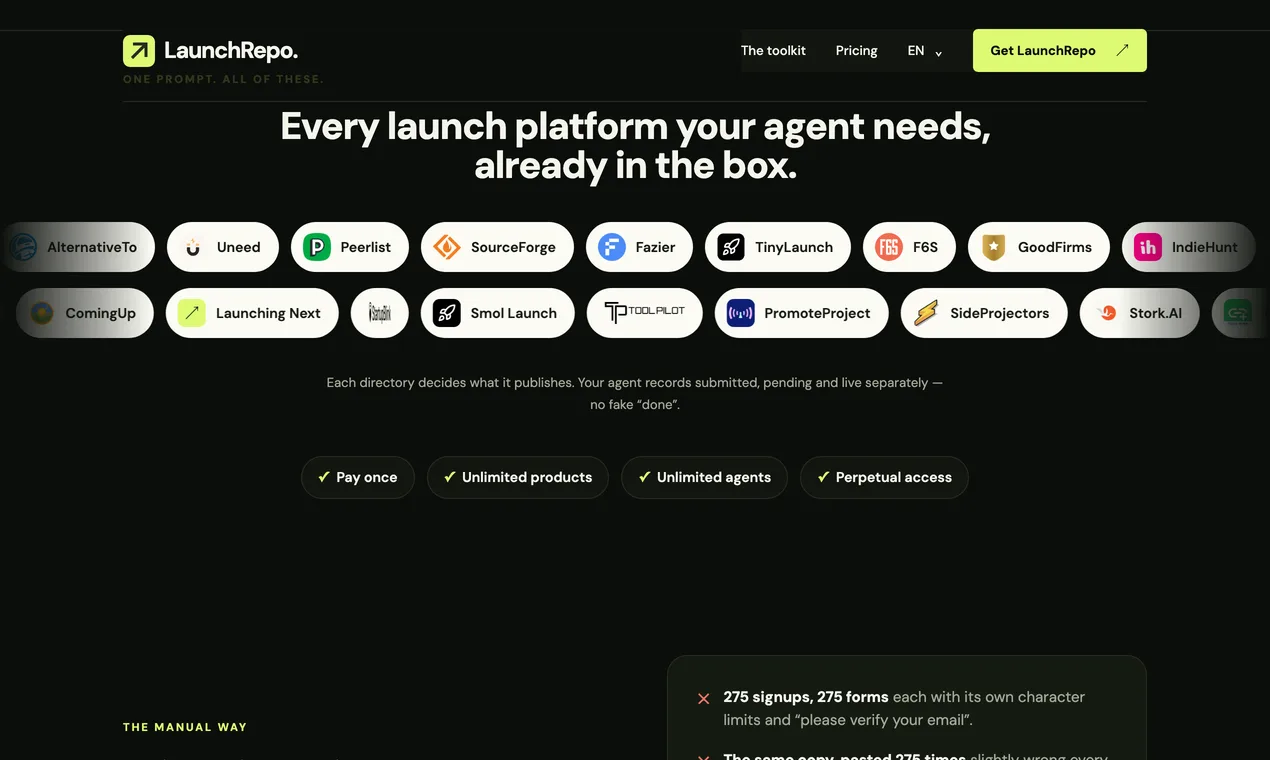 LaunchRepo screenshot 3