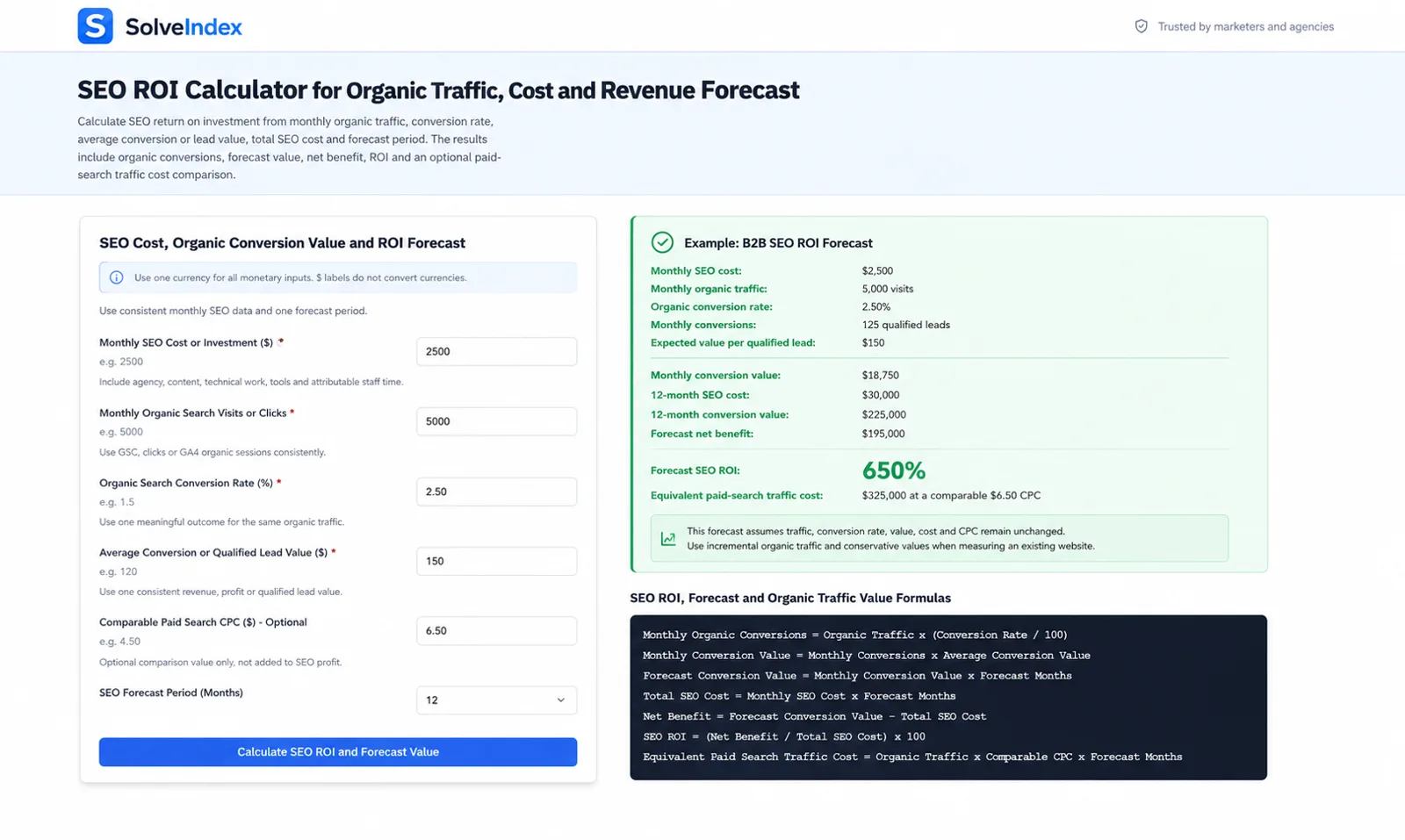 SolveIndex screenshot 1