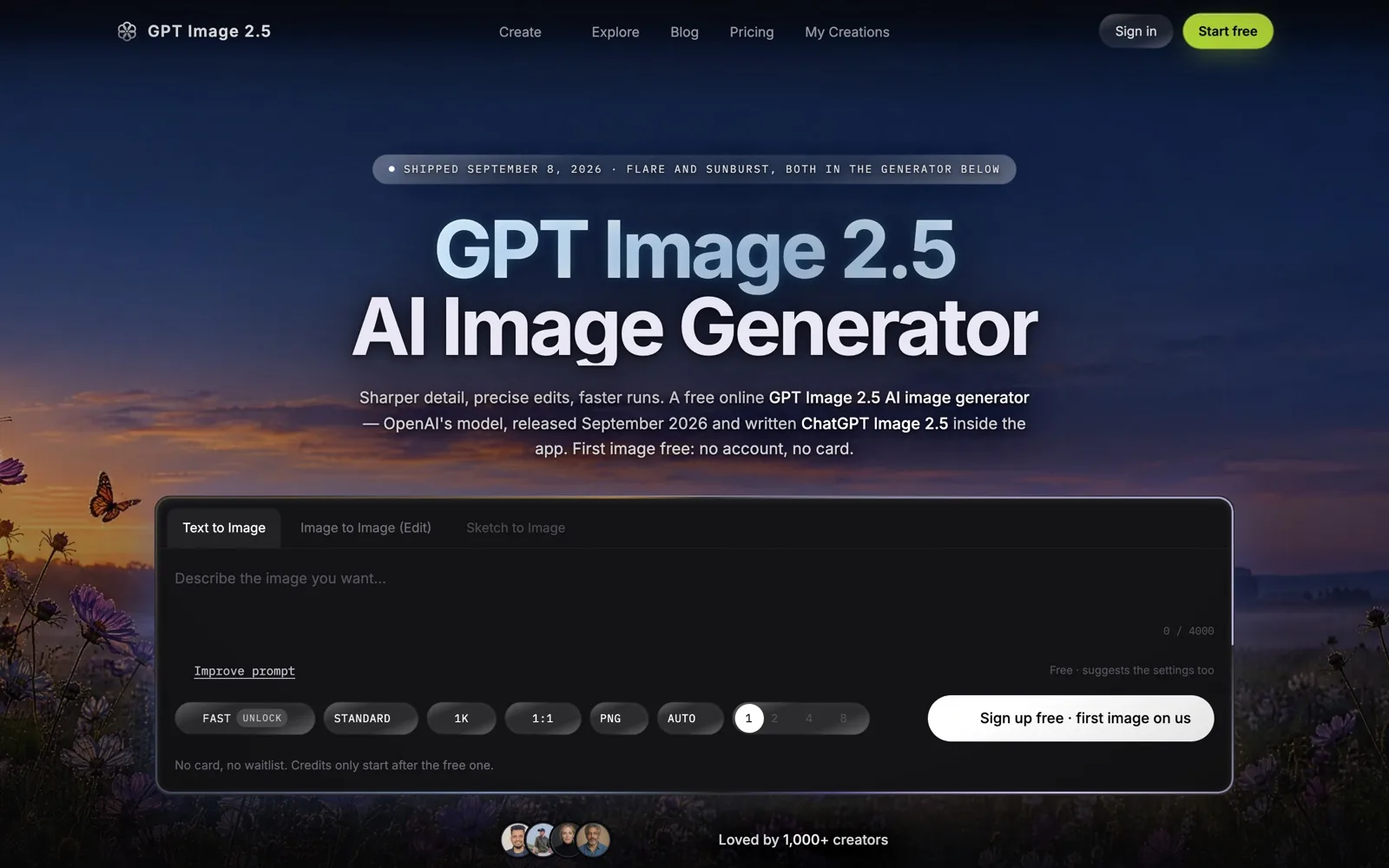 GPT Image 2.5 Image Generator screenshot 1