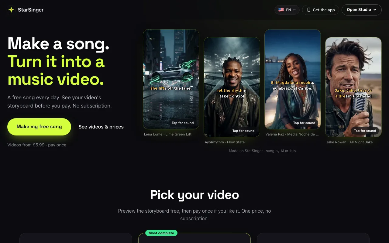 StarSinger screenshot 1