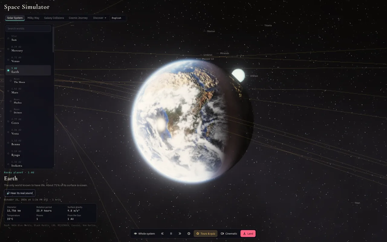 Space Simulator Online screenshot 2