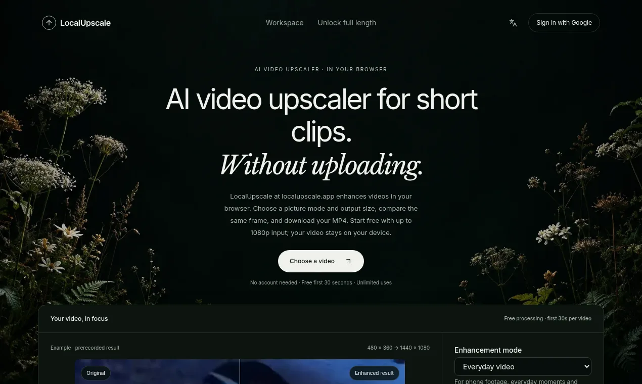 LocalUpscale screenshot 1