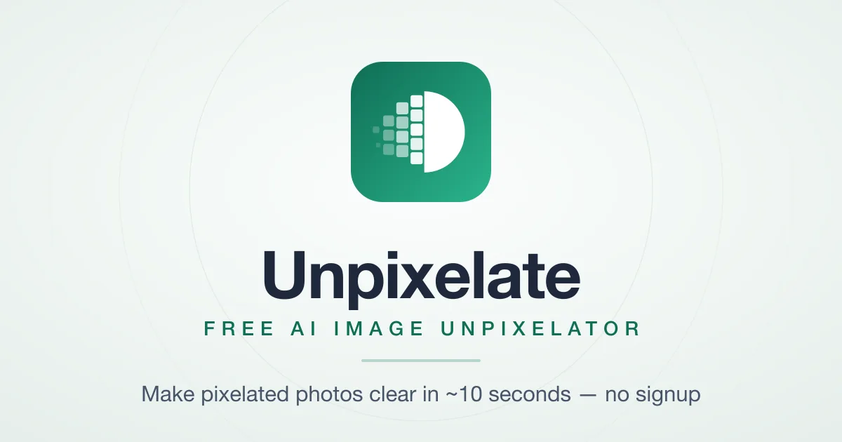 Unpixelate screenshot 1