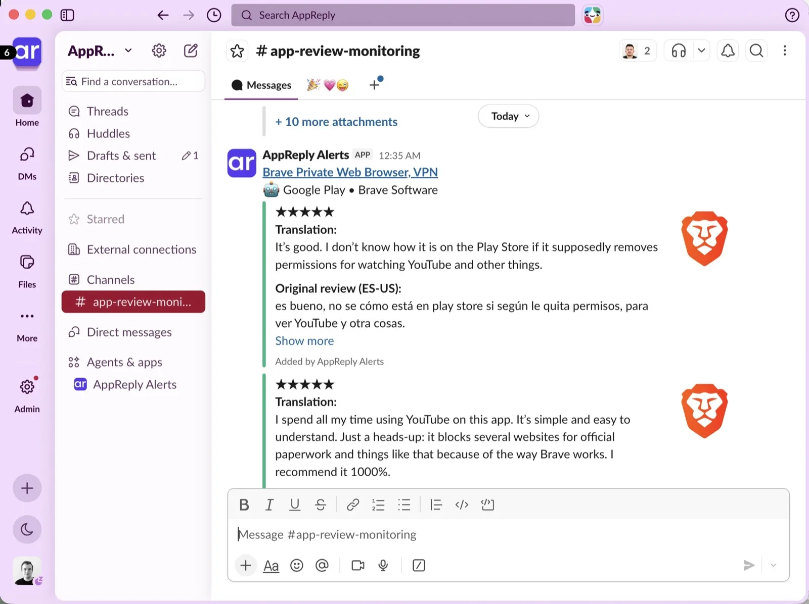 AppReply screenshot 4