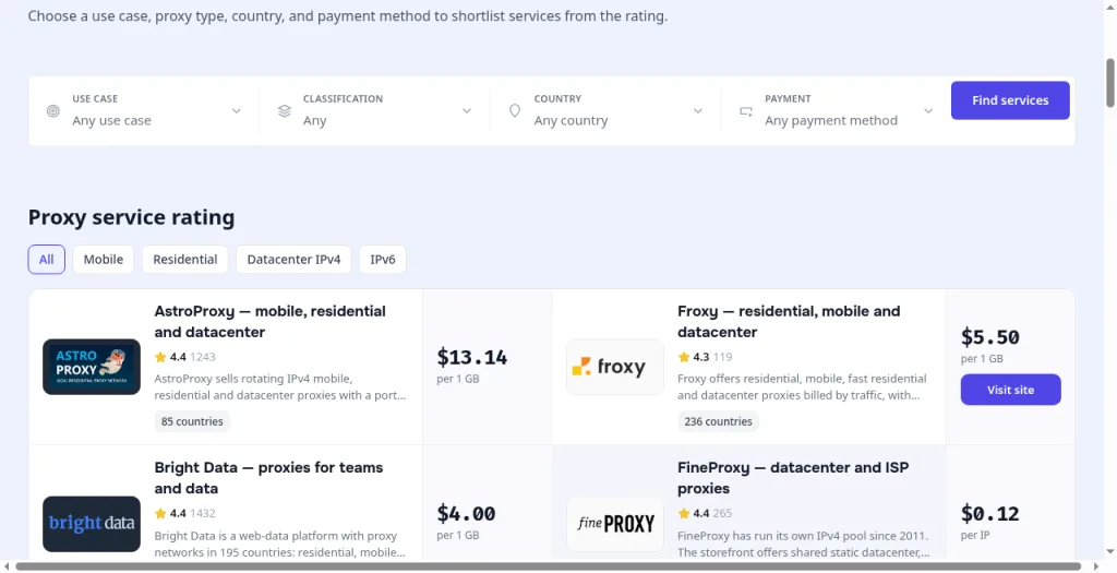 Top Proxy screenshot 3