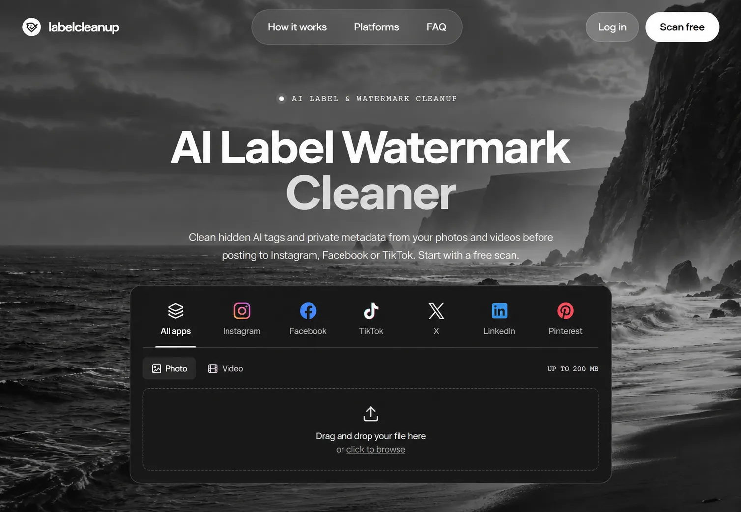 LabelCleanup screenshot 1