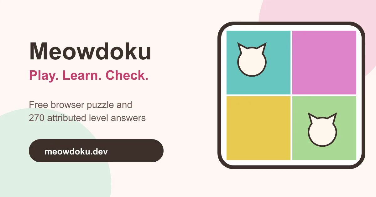 MeowDoku screenshot 1