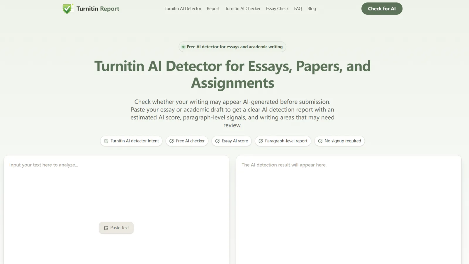 Turnitin Report screenshot 1